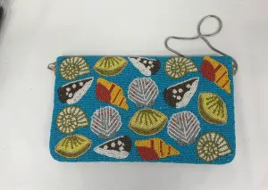 Seashell Beaded Clutch
