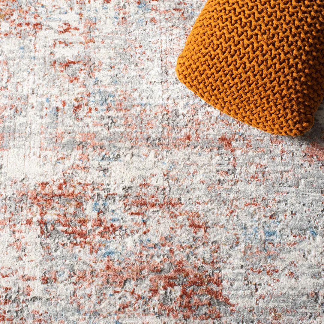 Shivan 100 Performance Abstract Rug 17 Stories Rug Size: Runner 2'2" x 8'