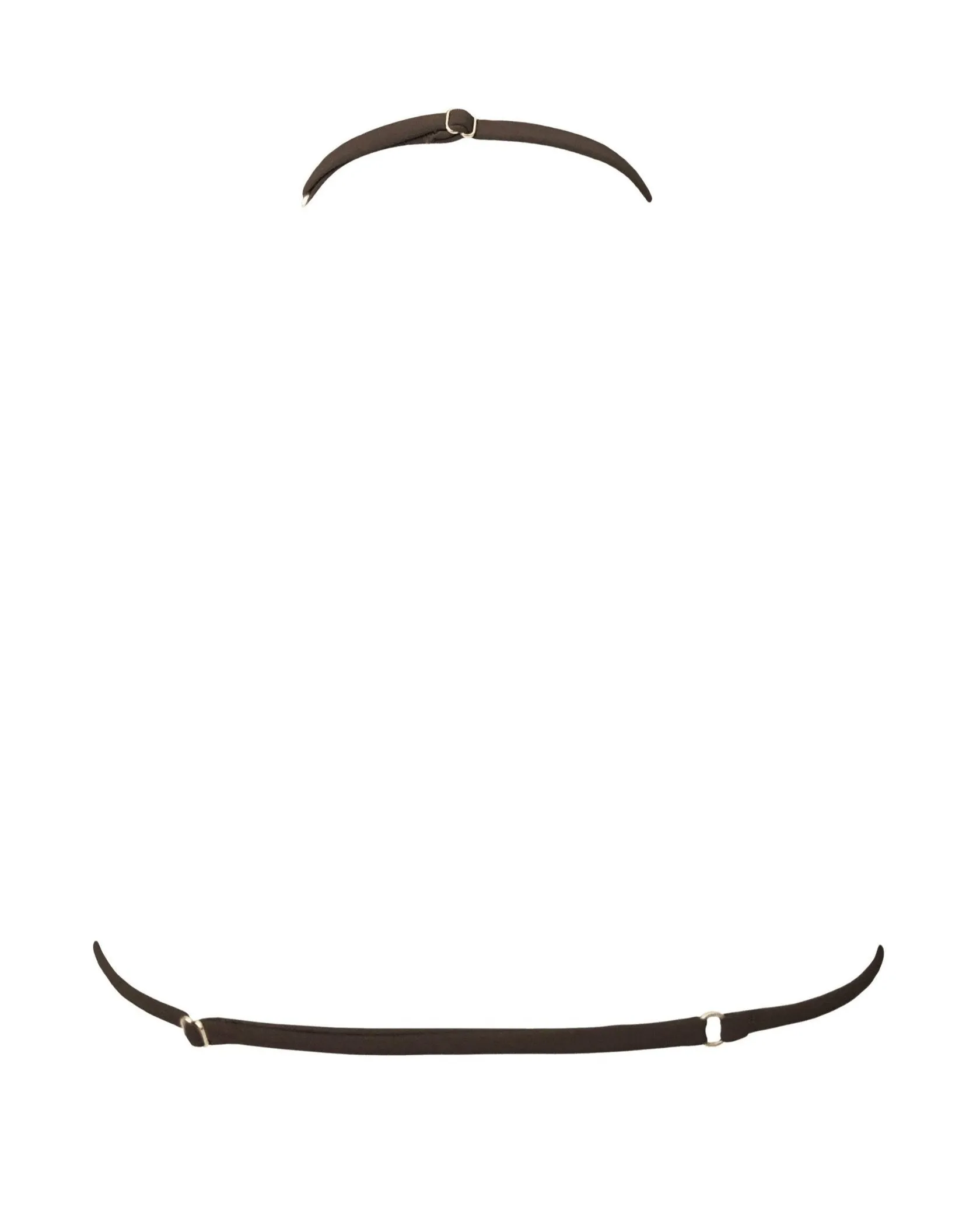 Slate Swim: Rain Adjustable Triangle Bikini Top - Espresso