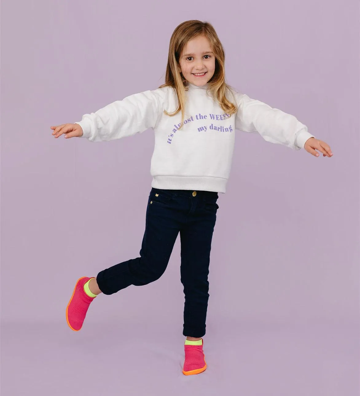 Snuggies Fresh Kid Pink Sole Orange