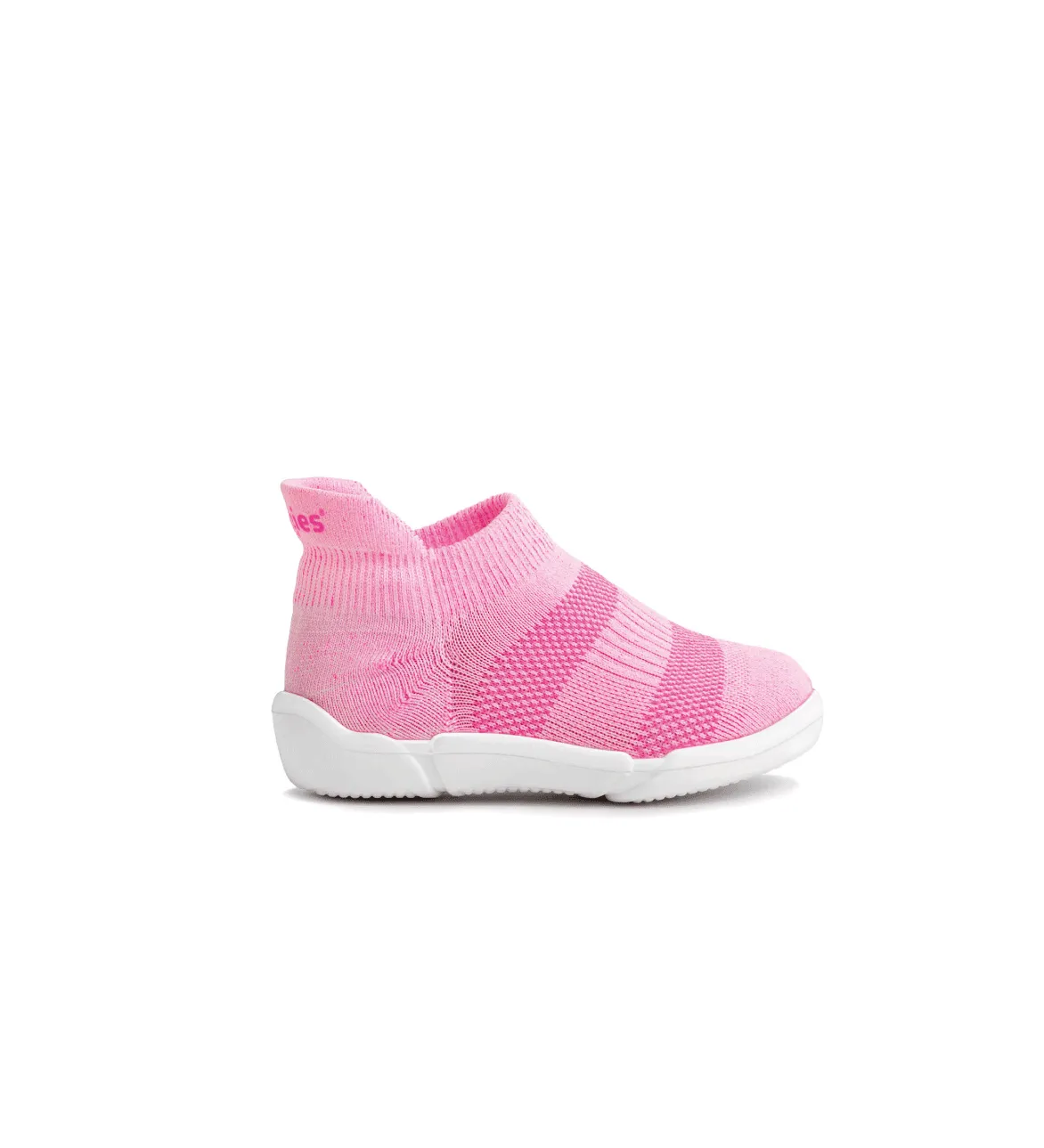Snuggies Mesh Kid Pink Sole White