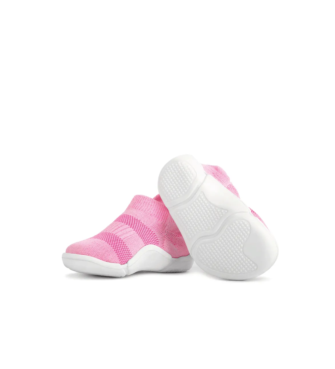 Snuggies Mesh Kid Pink Sole White