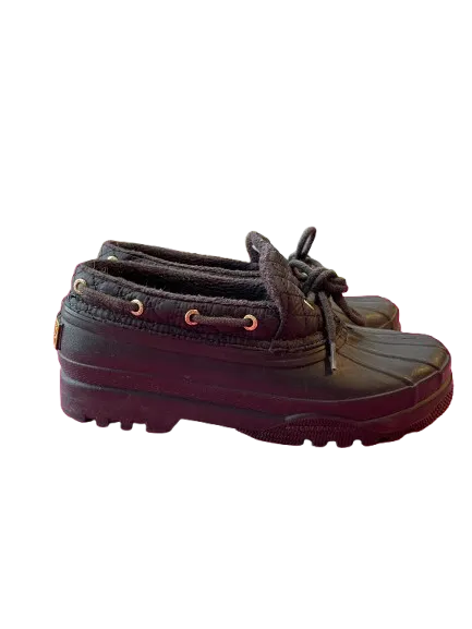 Sperry Top Sider Black Waterproof Rubber Shoe
