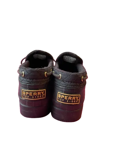Sperry Top Sider Black Waterproof Rubber Shoe