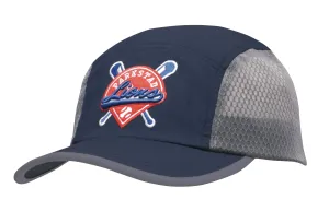 Sports Rip Stop Cap with Mesh Side Panels