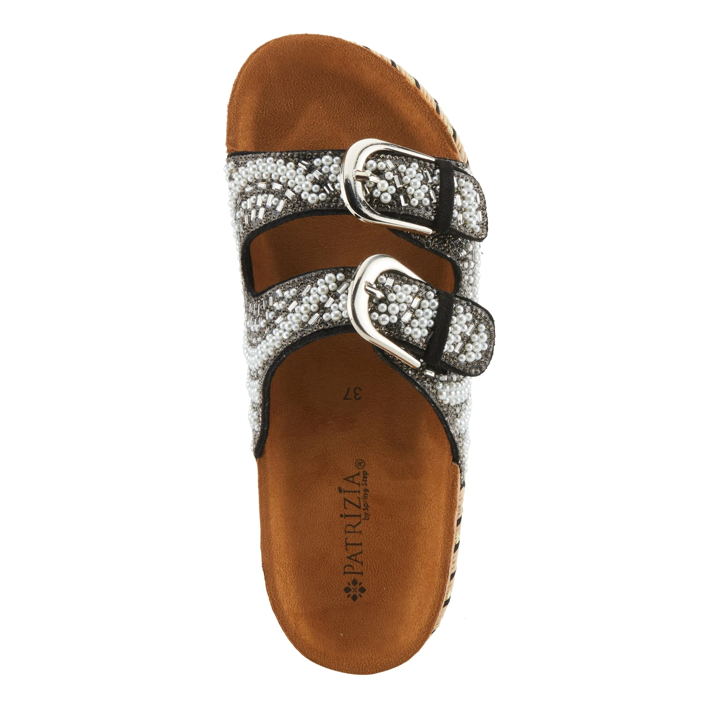 Spring Step Shoes  Patrizia Pearline Sandals Women’s Vegan Cork Wedge