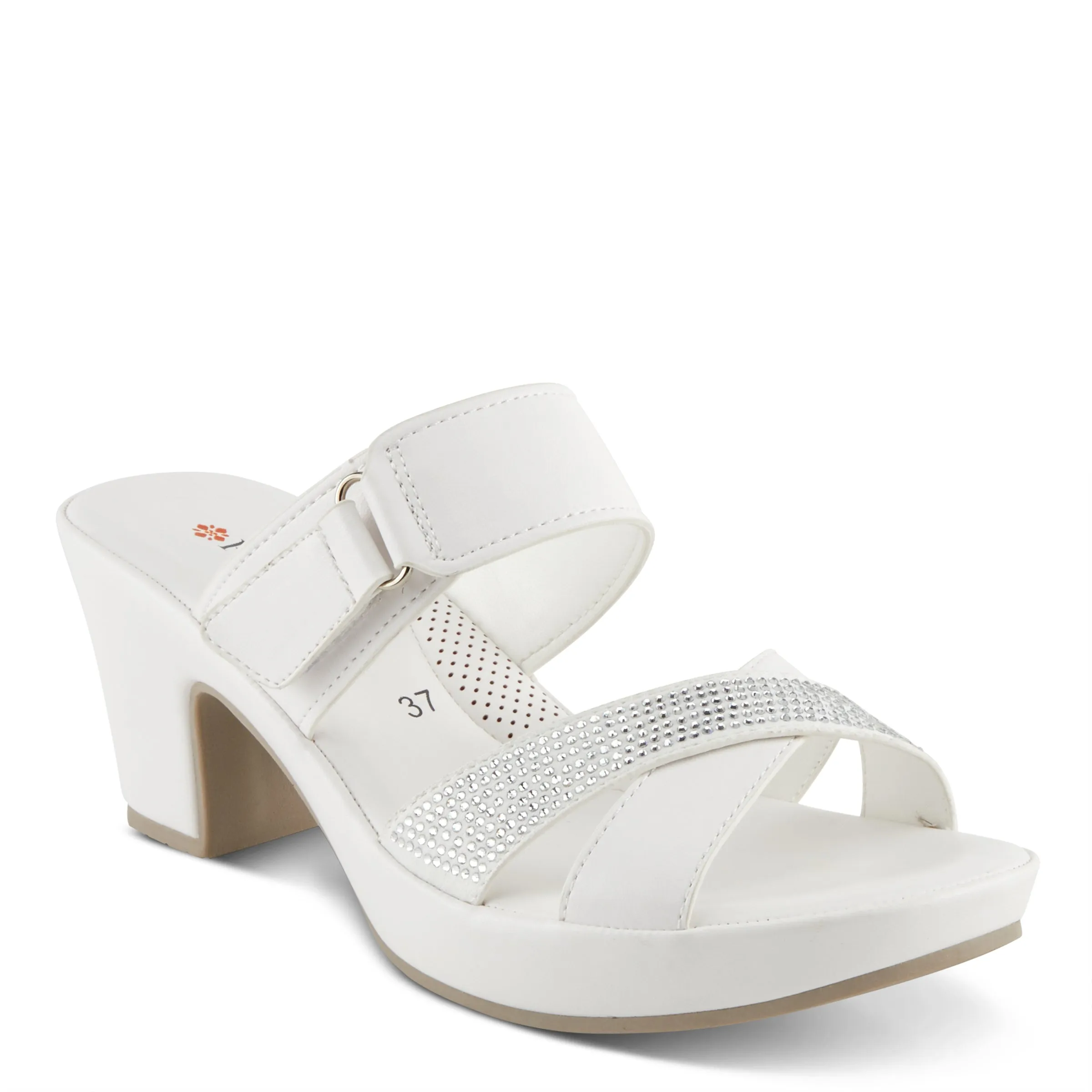 Spring Step Shoes Patrizia Scalan Women’s Vegan Leather Slide Sandals 2.75" Heel