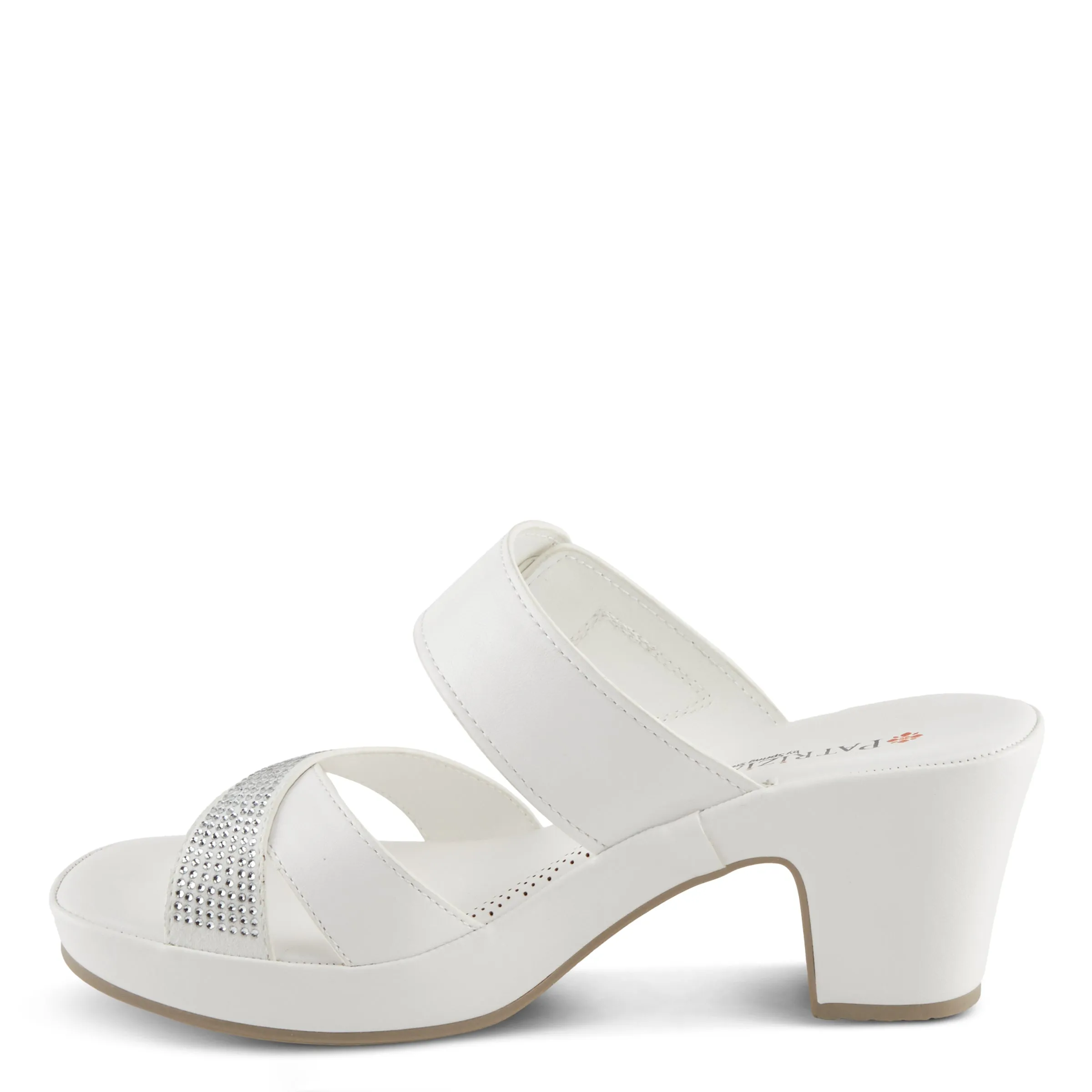 Spring Step Shoes Patrizia Scalan Women’s Vegan Leather Slide Sandals 2.75" Heel
