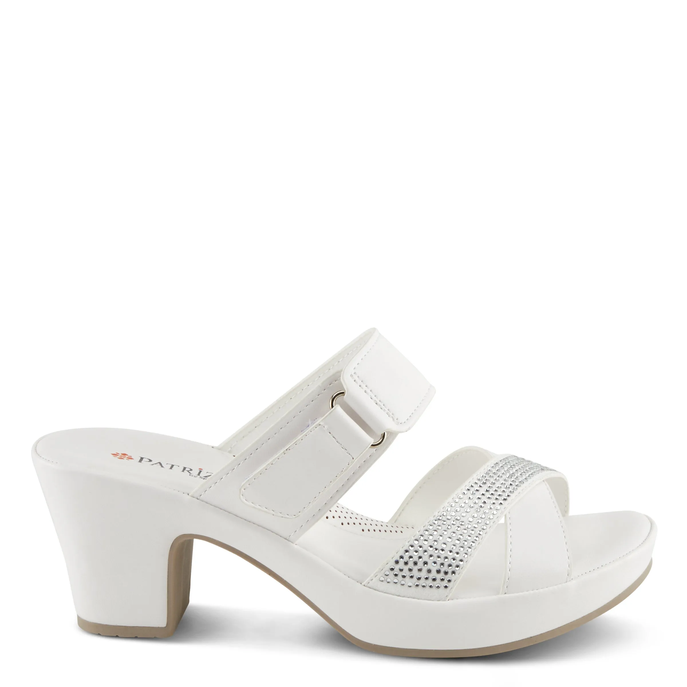Spring Step Shoes Patrizia Scalan Women’s Vegan Leather Slide Sandals 2.75" Heel