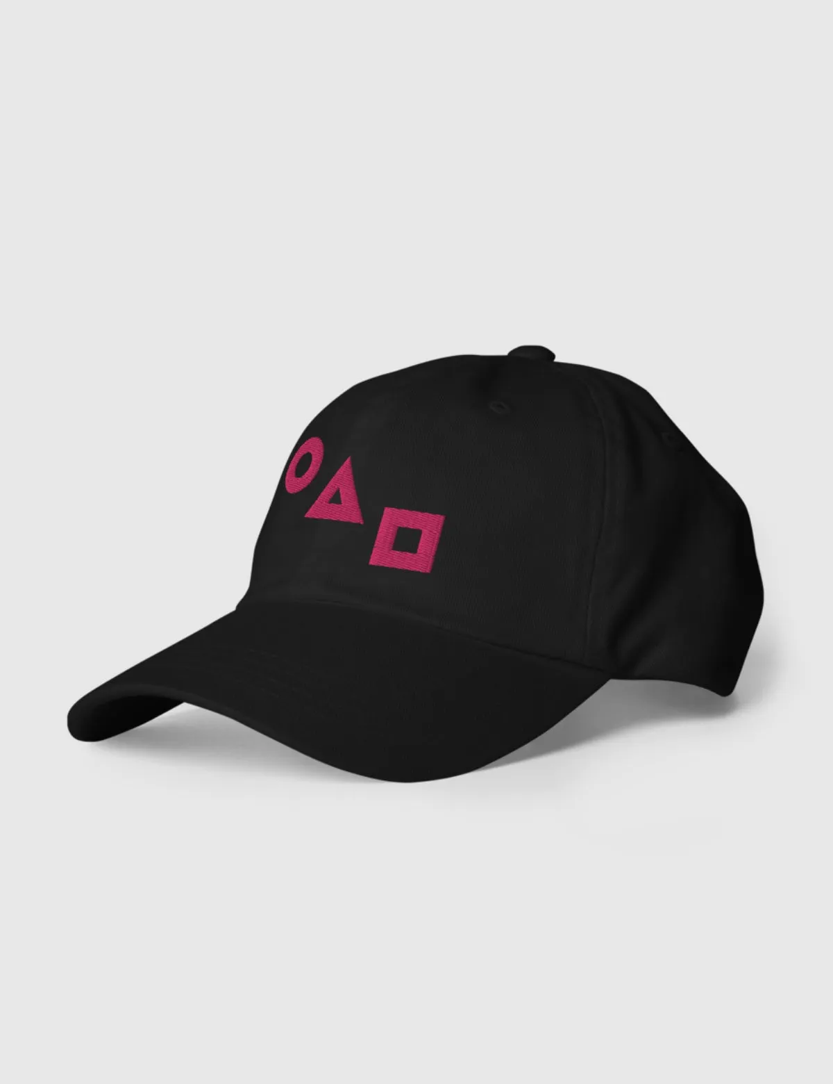 Squid Game Logos Dad Hat [Black]