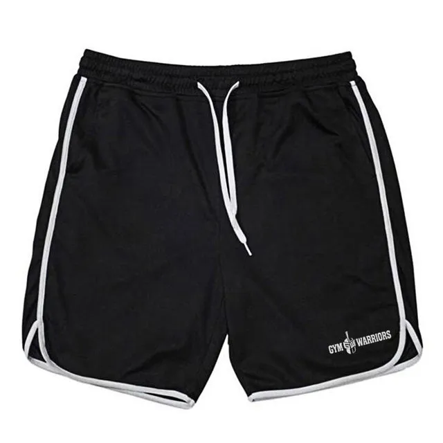 Summer Brand Mesh Quick Dry Fitness Shorts Men Gym Knee