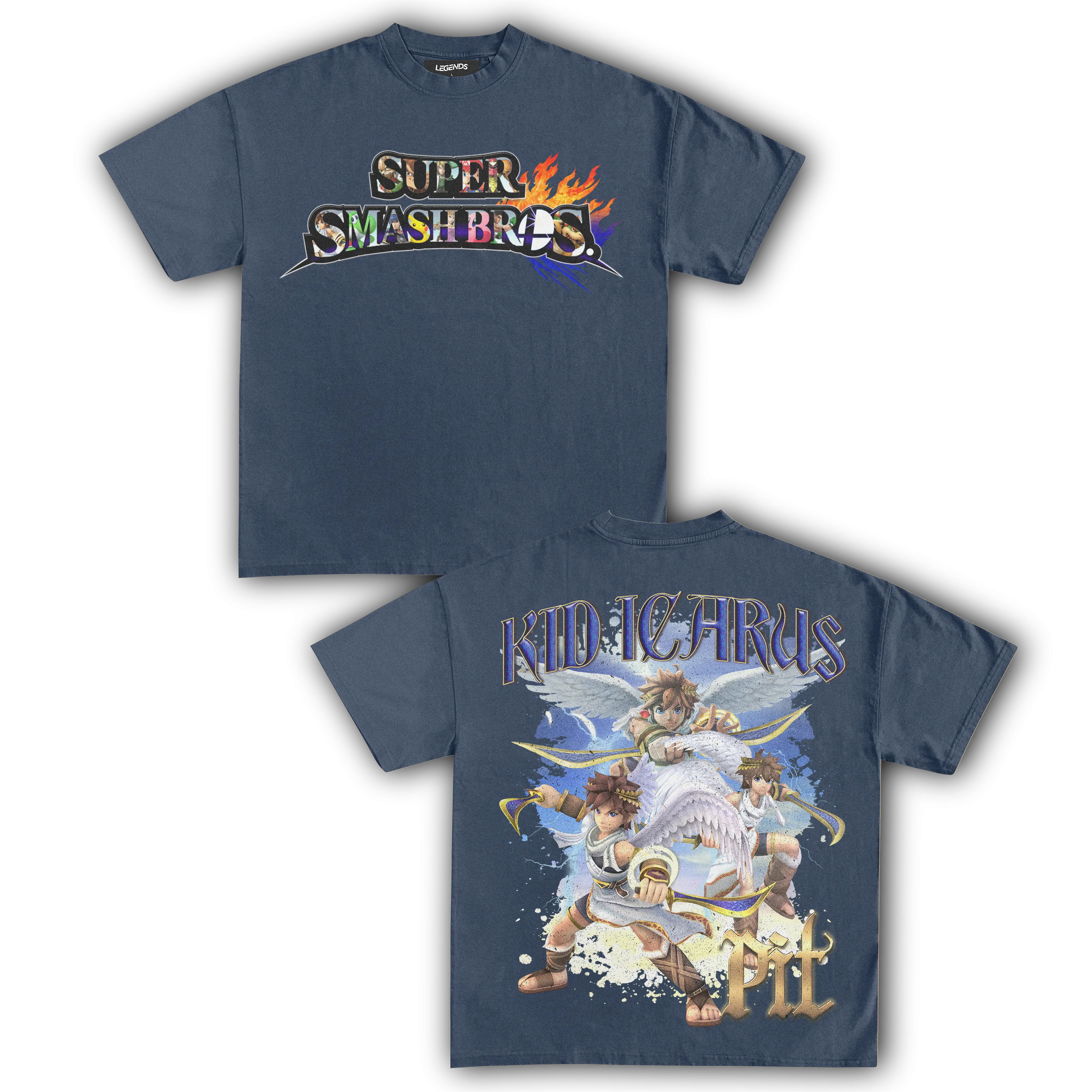 SUPER SMASH BROS KID ICARUS TEE (Double)