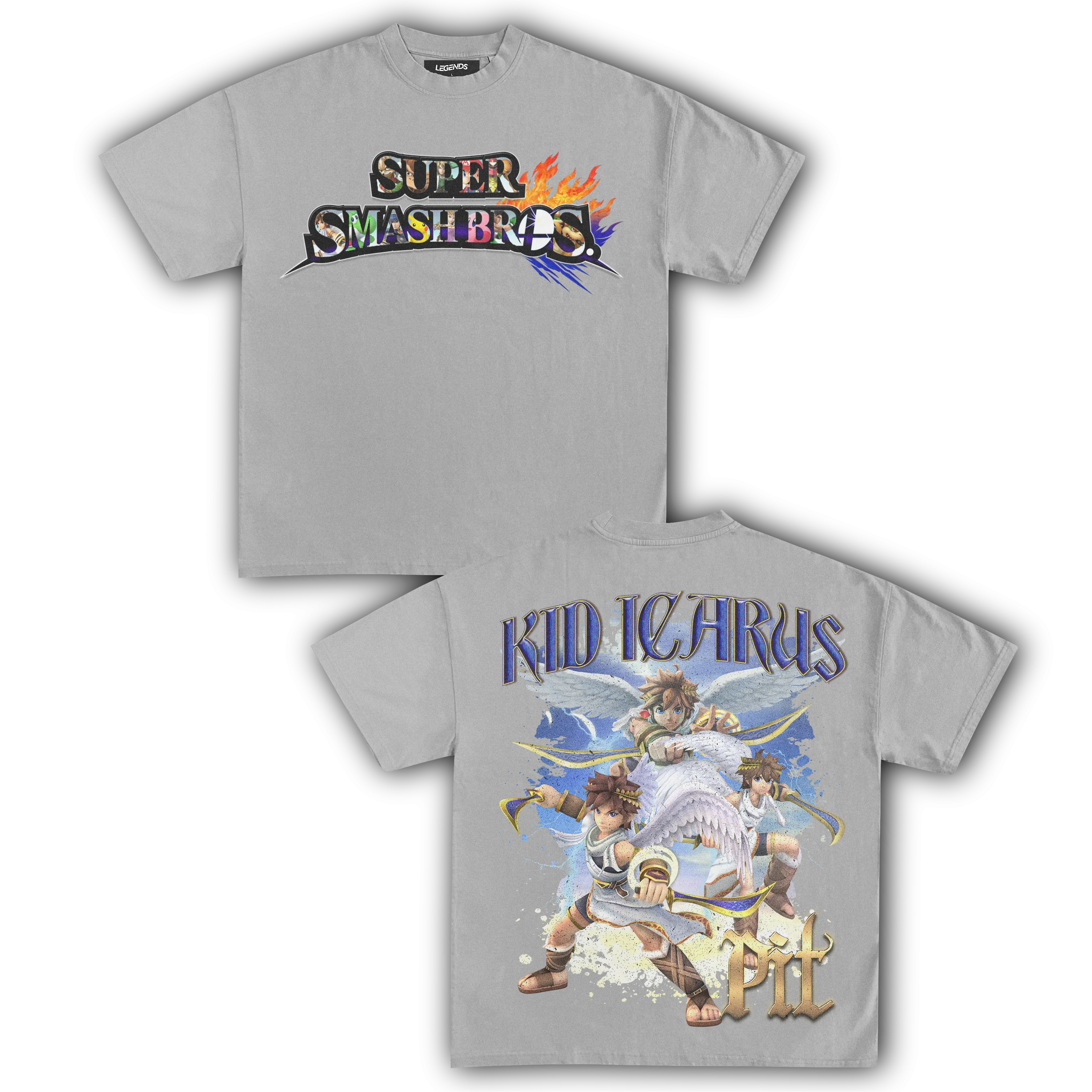 SUPER SMASH BROS KID ICARUS TEE (Double)