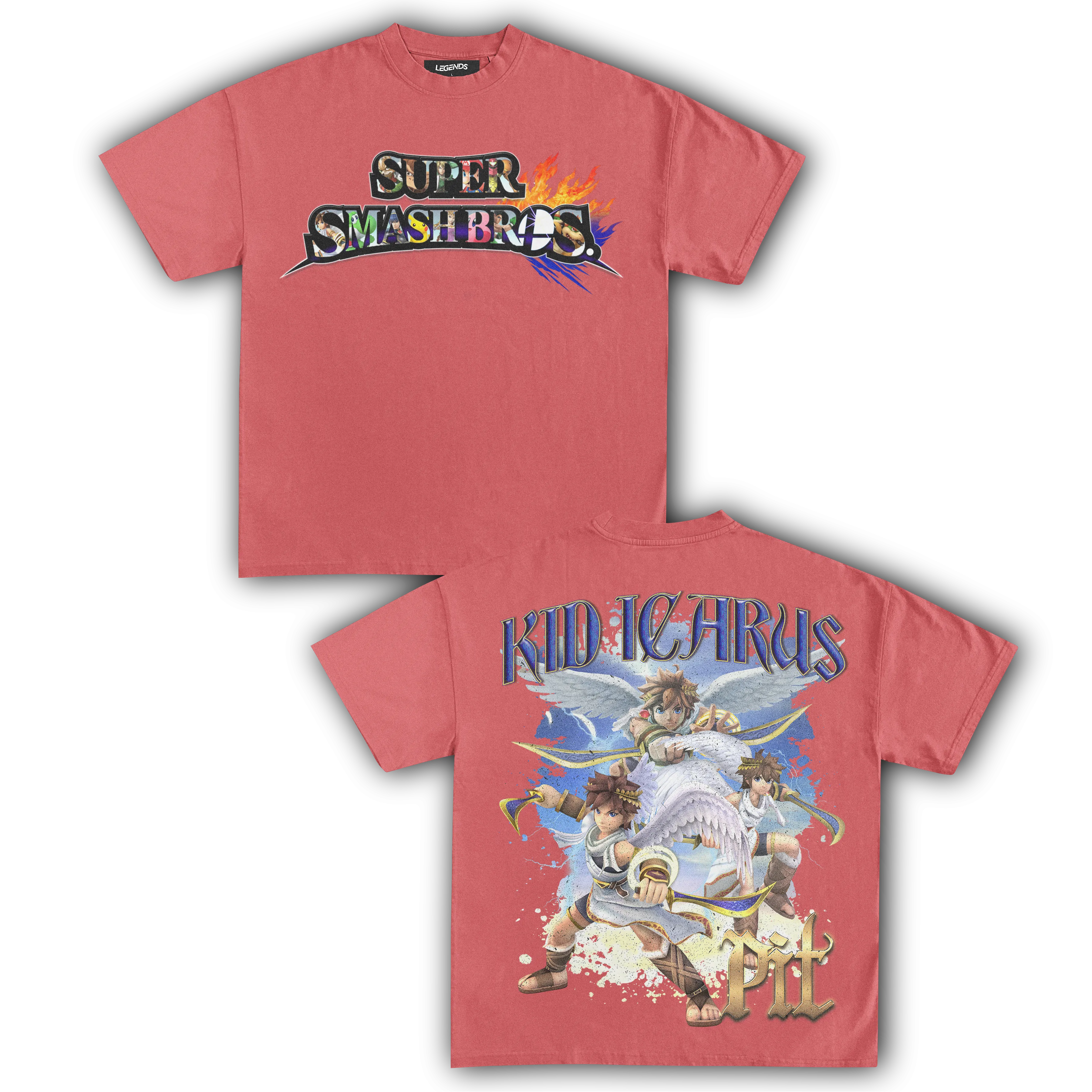 SUPER SMASH BROS KID ICARUS TEE (Double)