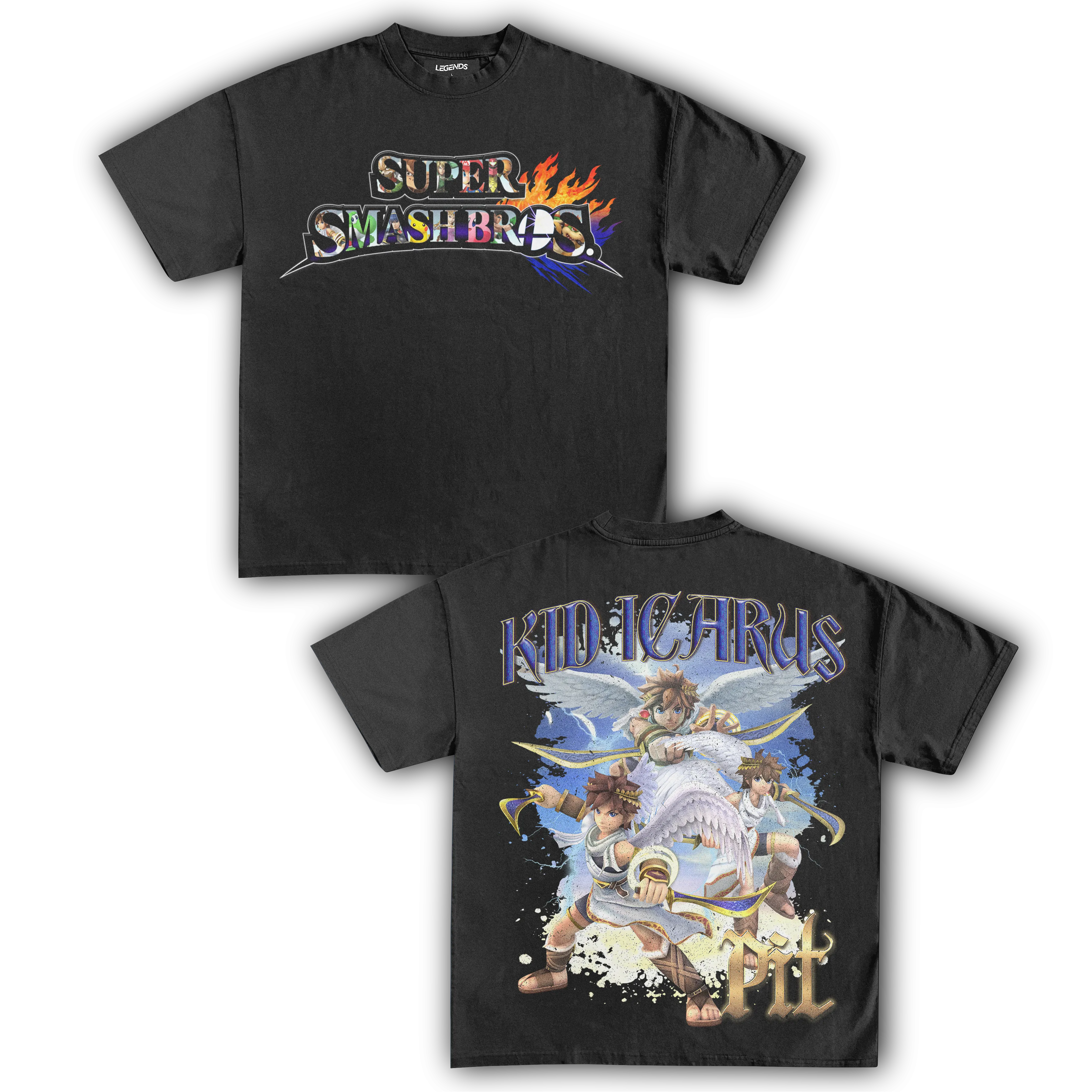 SUPER SMASH BROS KID ICARUS TEE (Double)