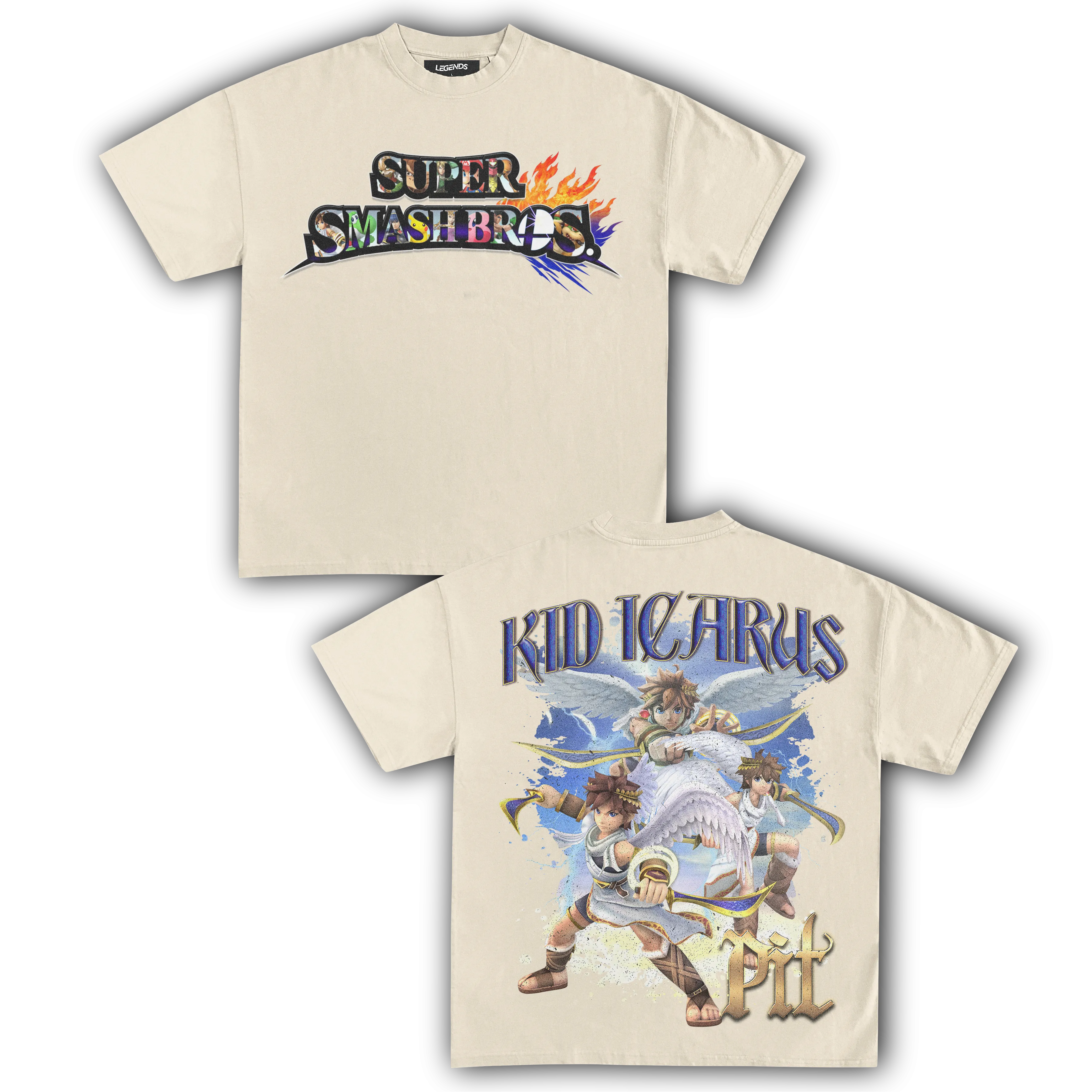 SUPER SMASH BROS KID ICARUS TEE (Double)
