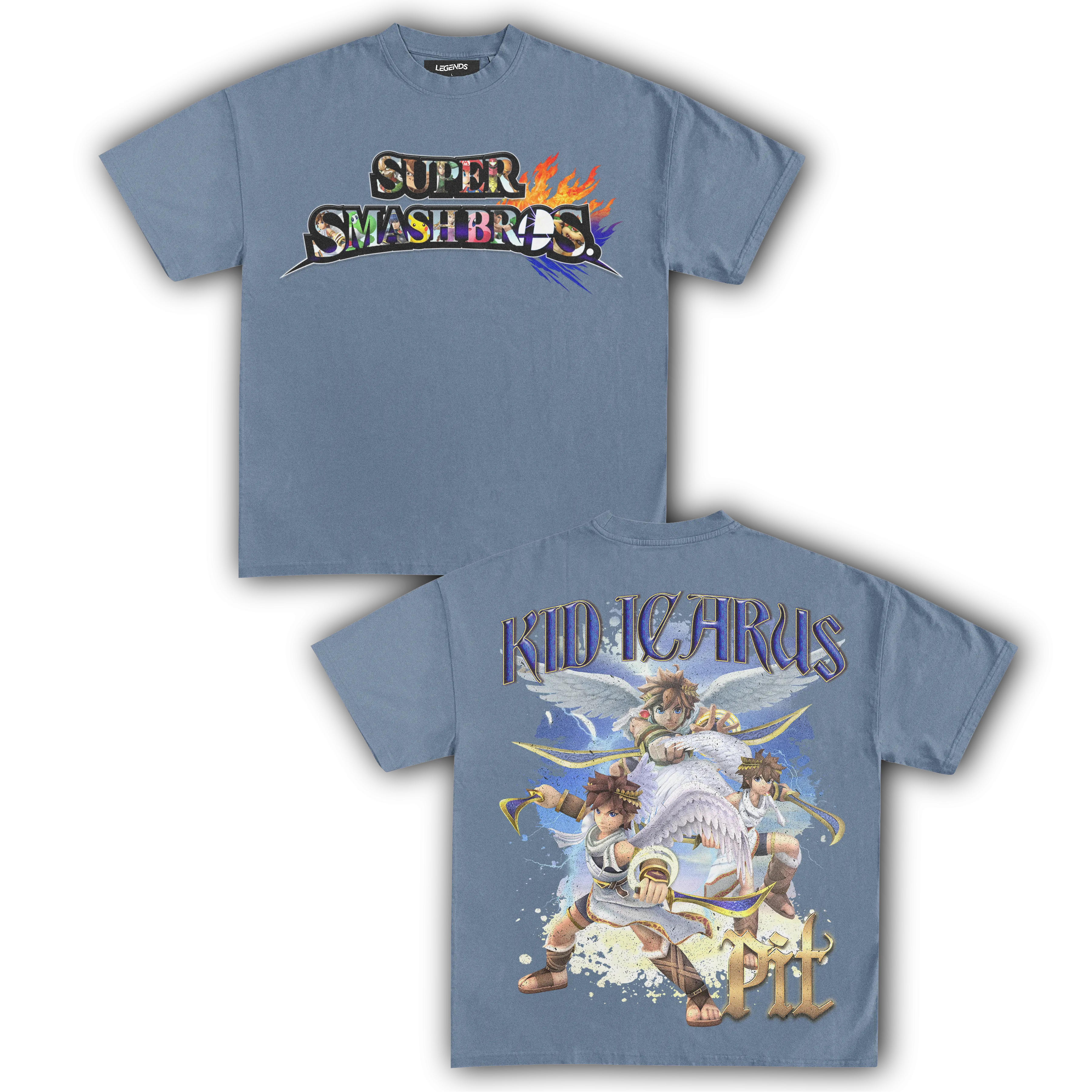 SUPER SMASH BROS KID ICARUS TEE (Double)
