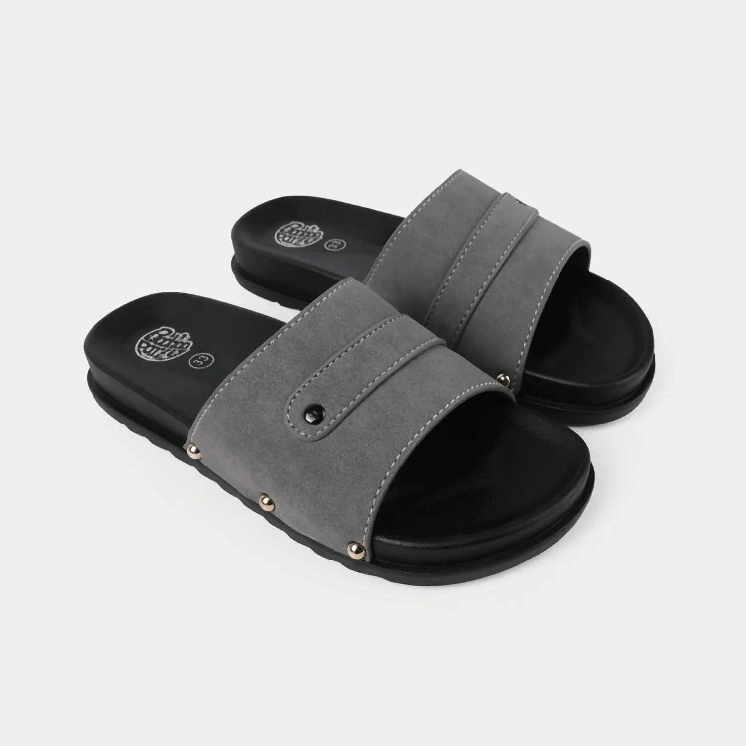 Teens Boys Slides 11-93-GREY