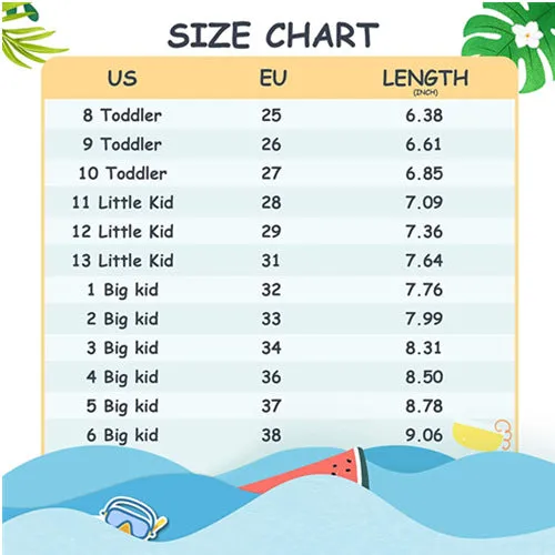 Toddler Sandals Outdoor Summer Water Shoes for Boys & Girls Black Green -- K Komforme