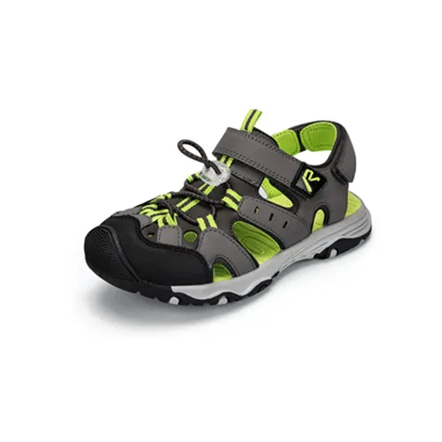 Toddler Sandals Outdoor Summer Water Shoes for Boys & Girls Gray Green -- K Komforme