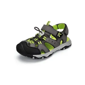 Toddler Sandals Outdoor Summer Water Shoes for Boys & Girls Gray Green -- K Komforme