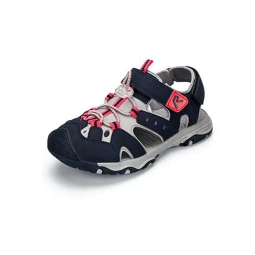 Toddler Sandals Outdoor Summer Water Shoes for Boys & Navy Orange -- K Komforme