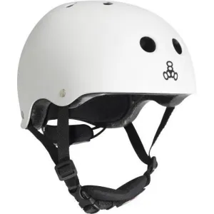 Triple 8 LIL 8 Certified Youth Helmet White Gloss