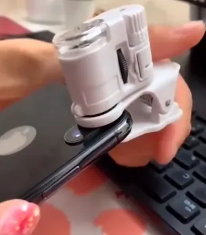 Universal 60X Microscope LED Lens