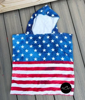 USA Hooded Towel/ Poncho