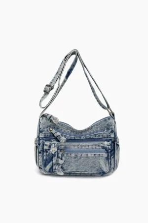 Vintage Blues Crossbody Bag