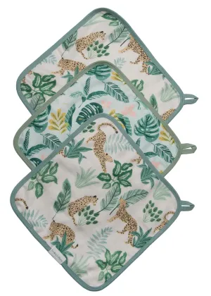 Washcloth Set - 3 Pack - Tropical Jungle