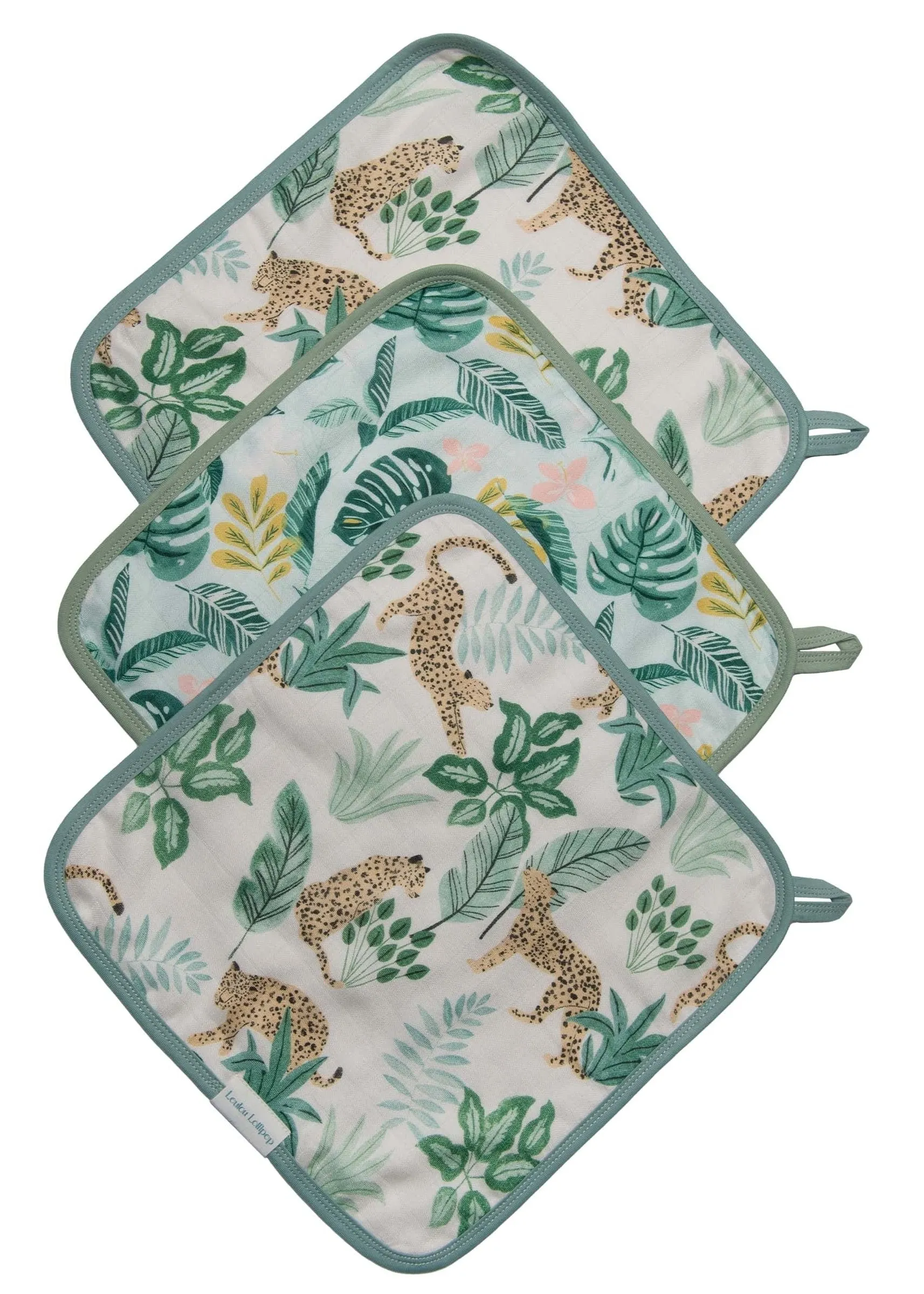 Washcloth Set - 3 Pack - Tropical Jungle