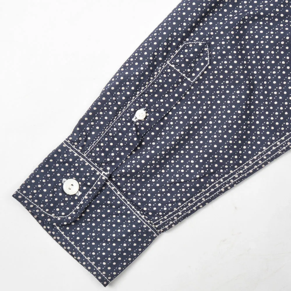 Wells Shirt | Navy Polkadot