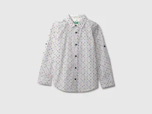 White Printed Shirt