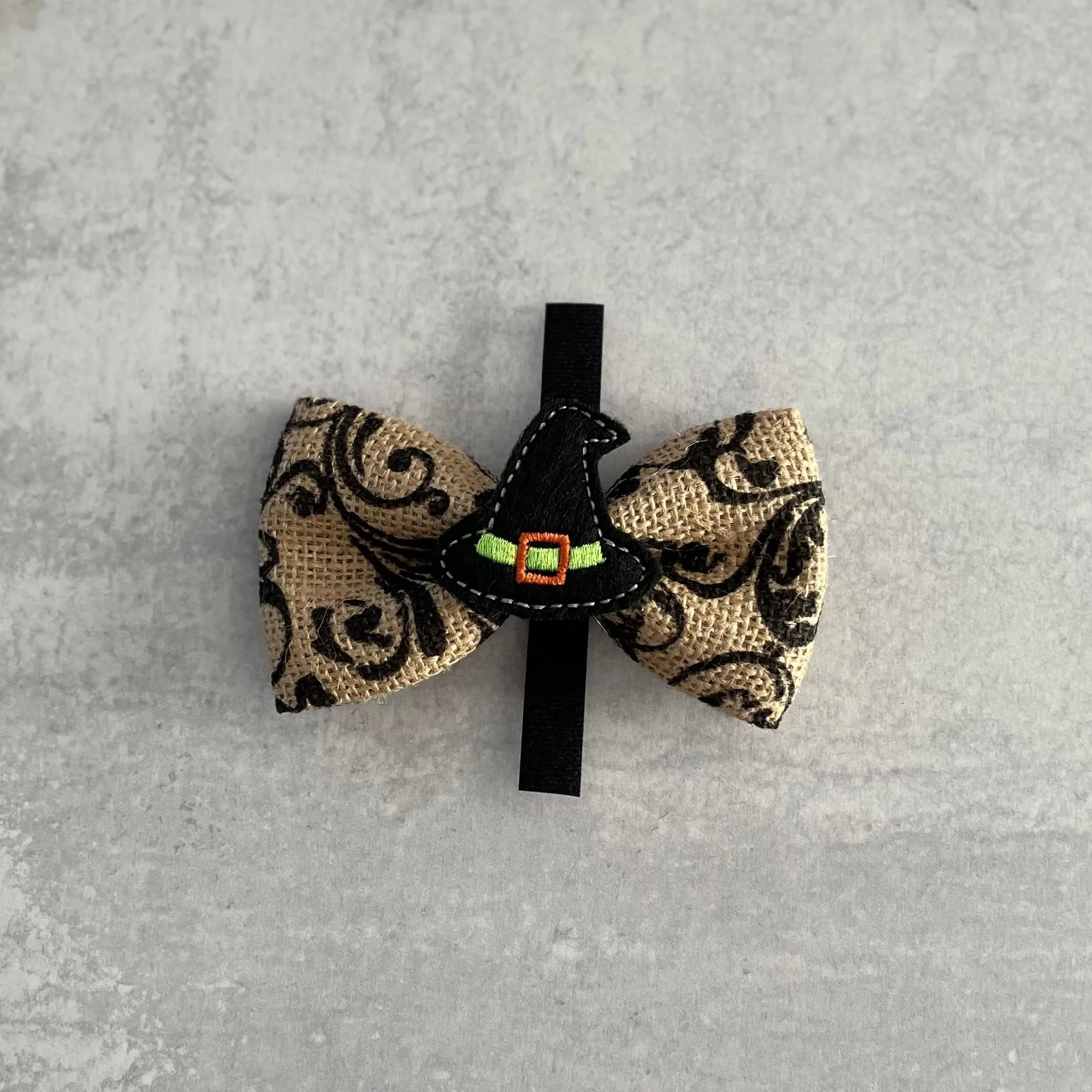 Witch Hats Dog Bow