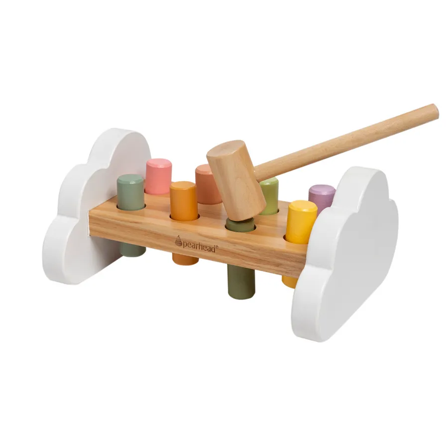 Wooden Hammer Bench Toy