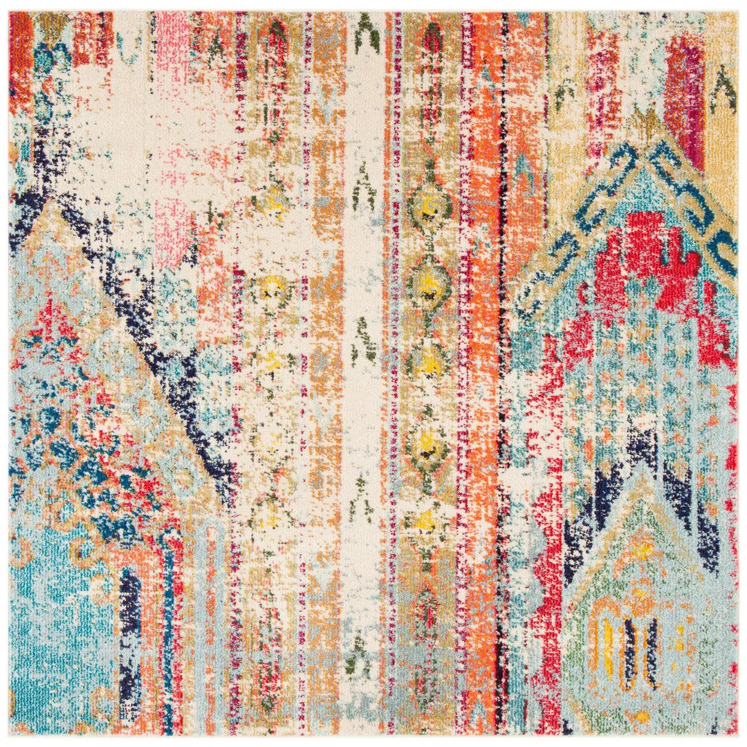 Wooler Performance Southwestern Rug Bungalow Rose Rug Size: Square 3'