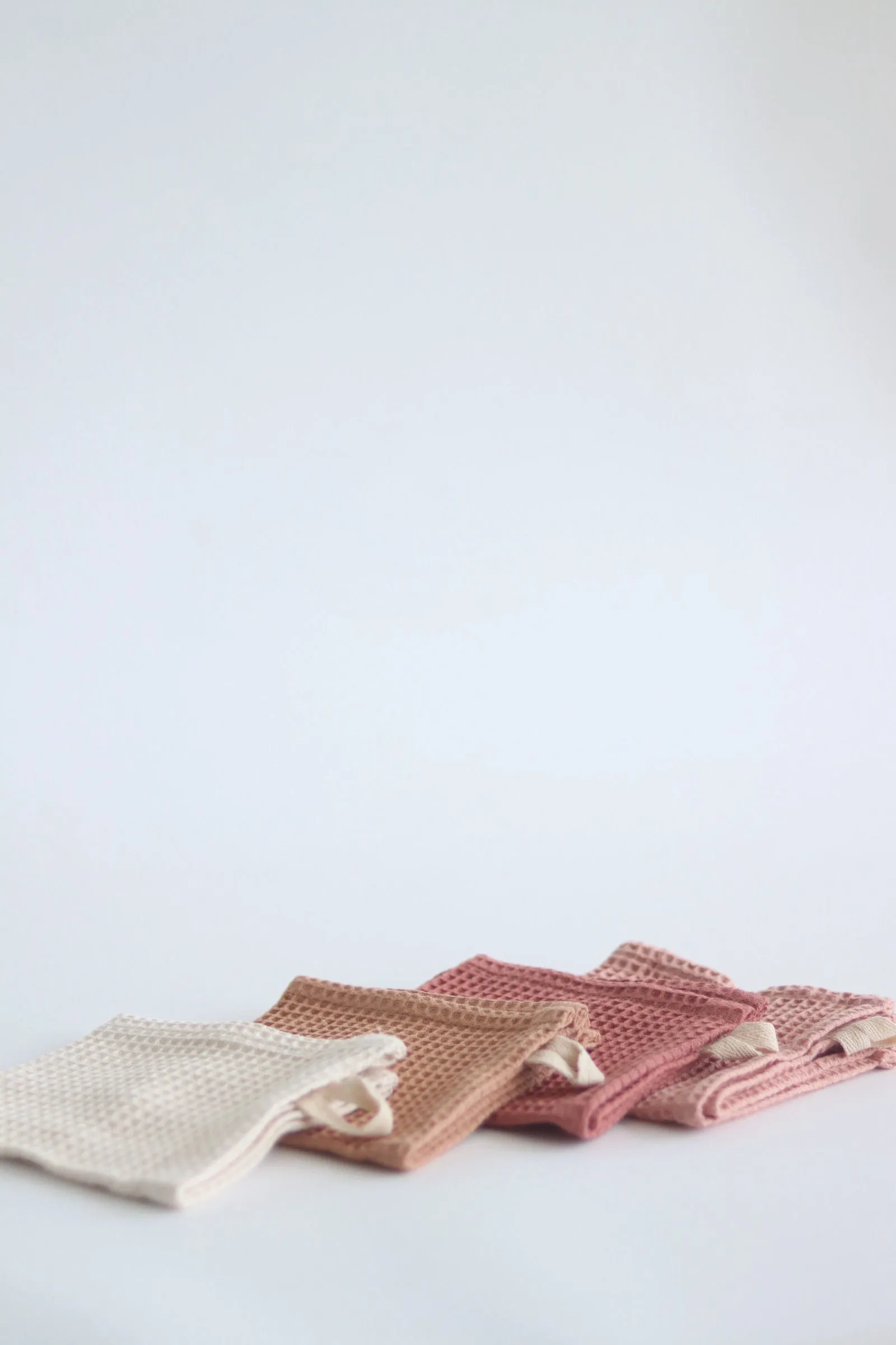 Woven Linen & Cotton Dish Cloths Set of 4