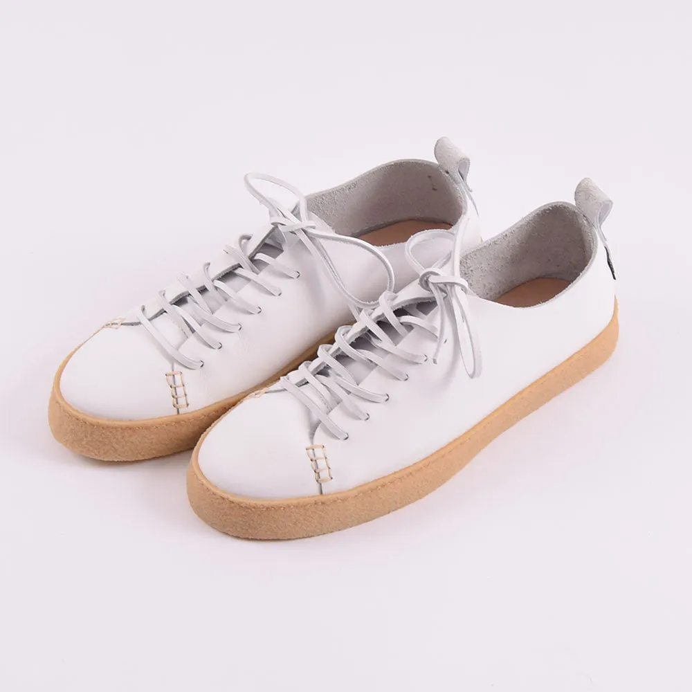 Yogi White Leather Rufus Shoes