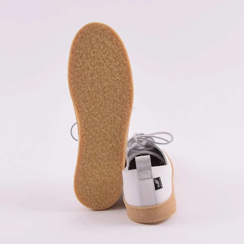 Yogi White Leather Rufus Shoes