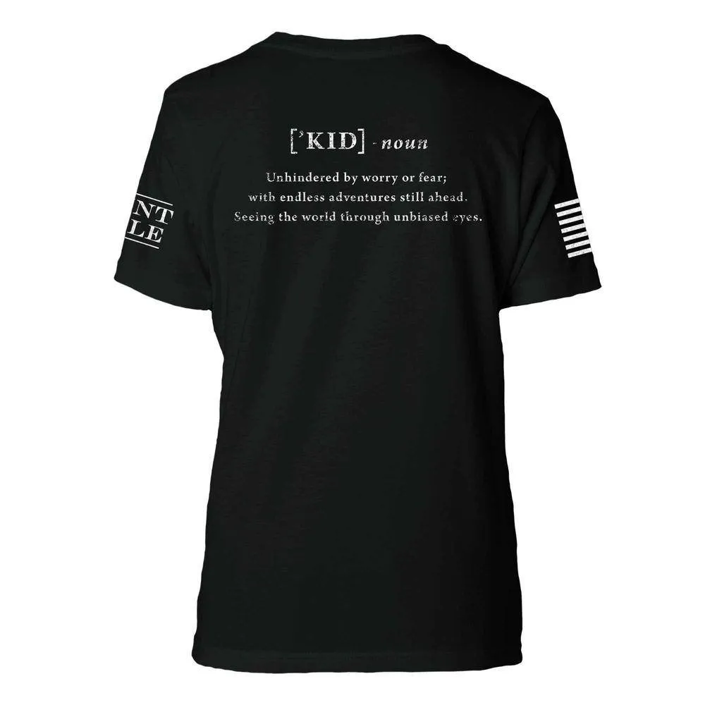Youth Kid Defined T-Shirt - Black