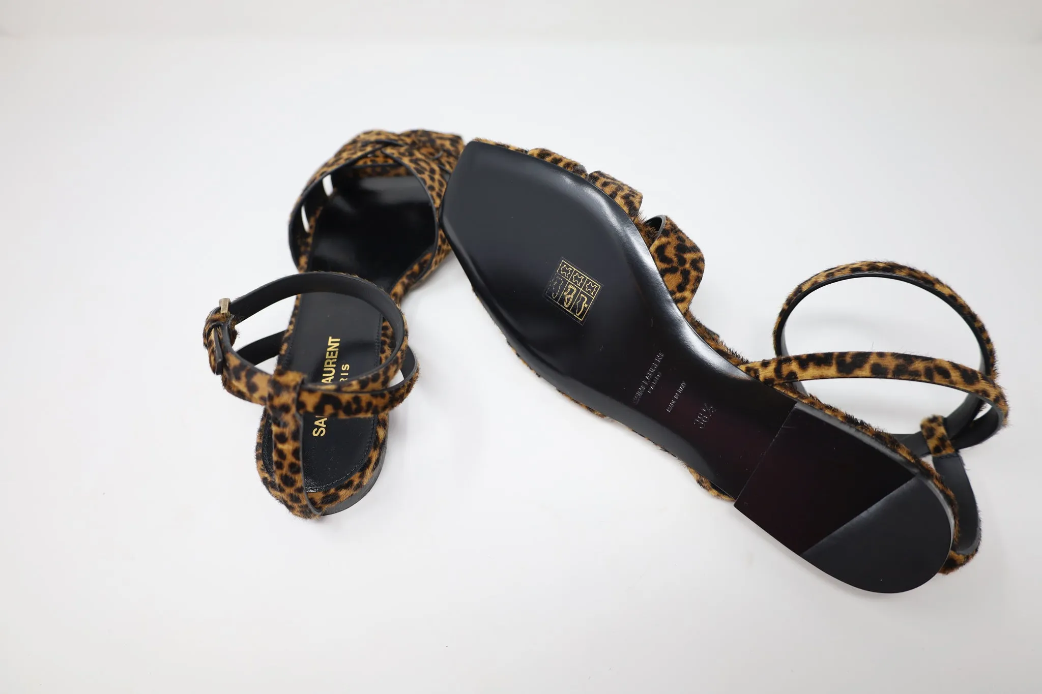 Yves Saint Laurent Tribute Pony All over Sandals