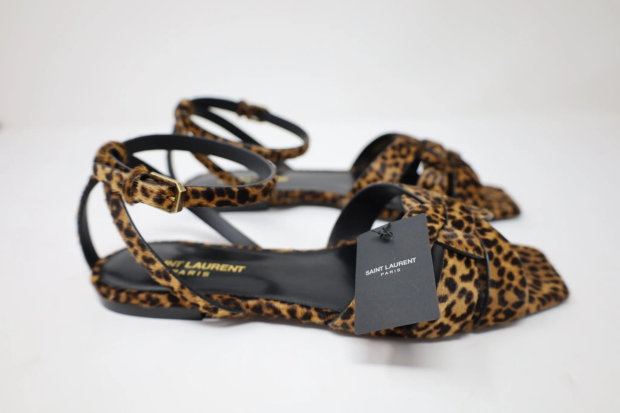 Yves Saint Laurent Tribute Pony All over Sandals