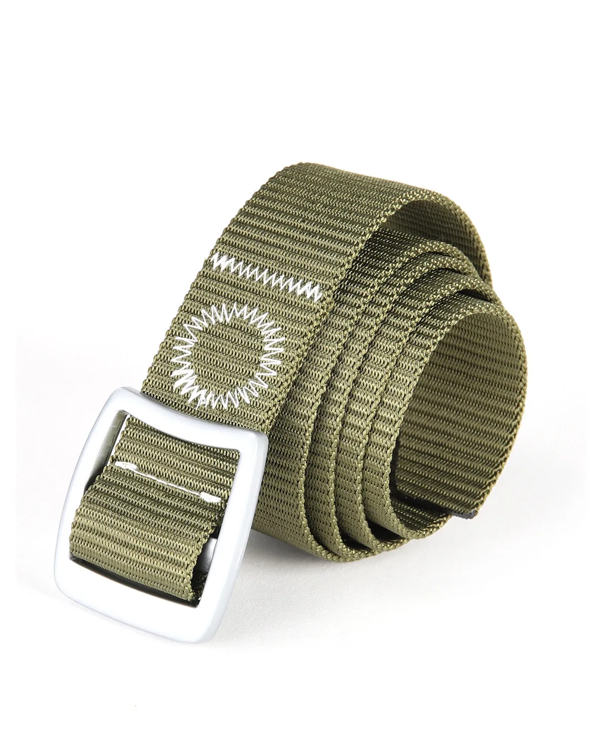ZIMEGO Mens Adjustable Nylon Strap Military Tactical Web Belt Metal Buckle